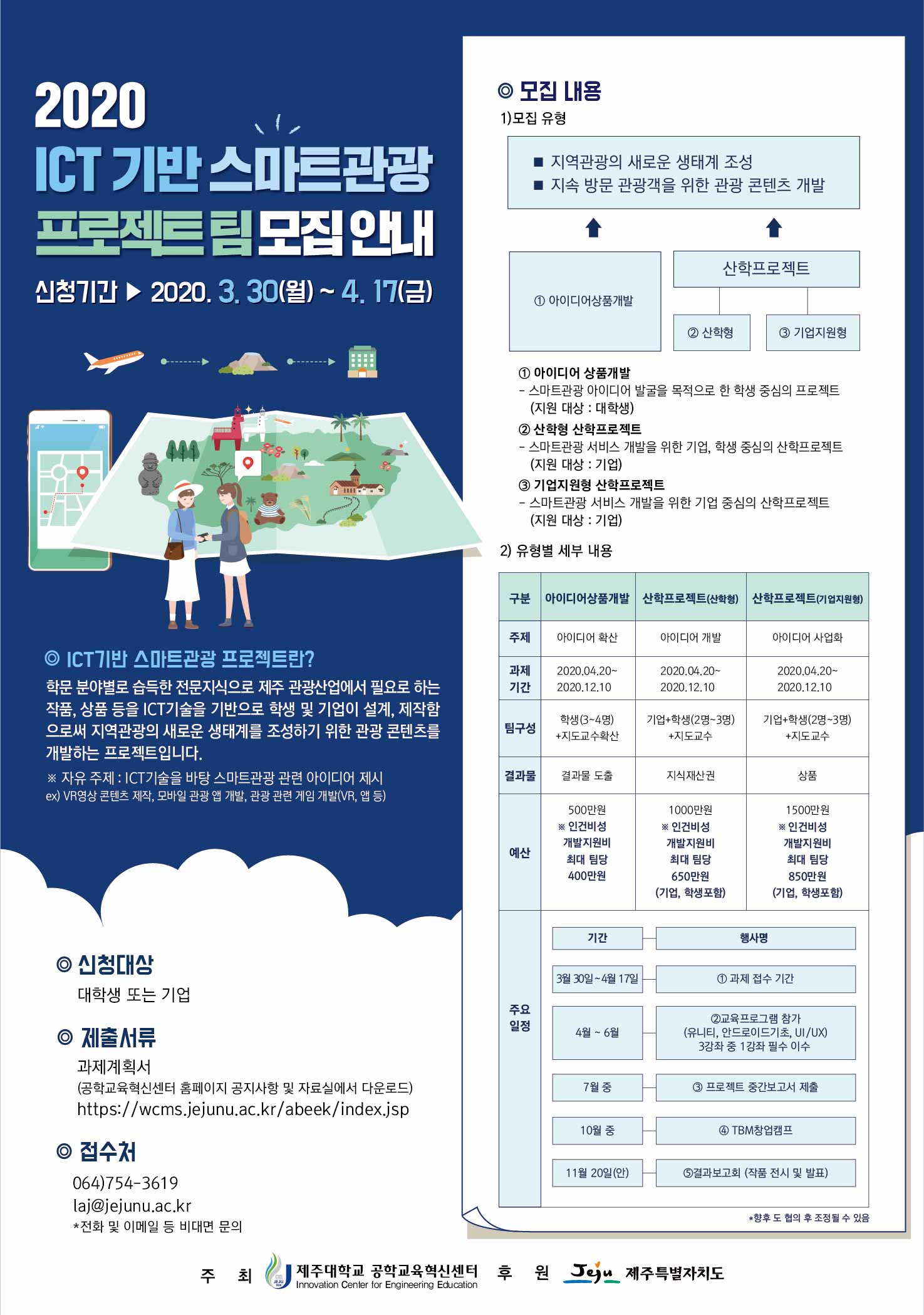 2020 ICT기반 스마트관광 프로젝트 팀 모집(수정)